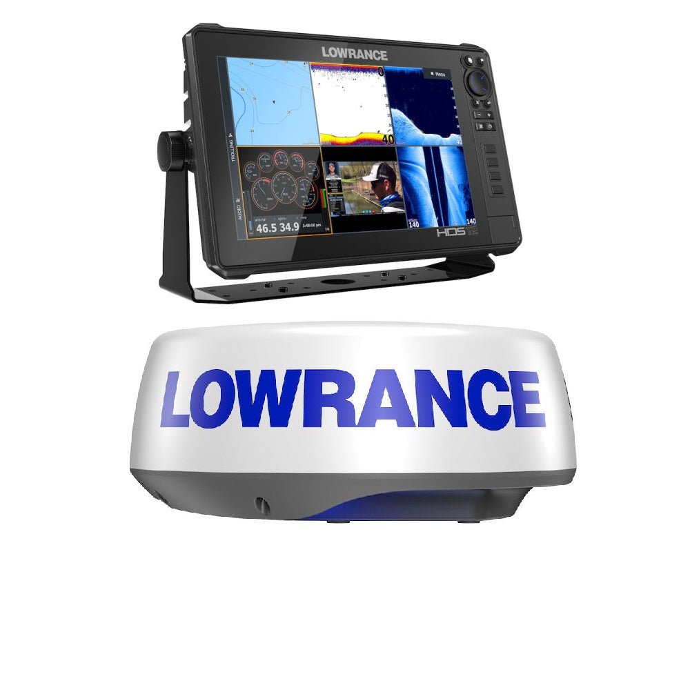1014840-lowrance-hds12-live-radar-bundle-with-halo-0.jpg Lowrance HDS12 Live Radar Bundle with Halo 20+ Active Imaging 3In1 Transducer - Image 1