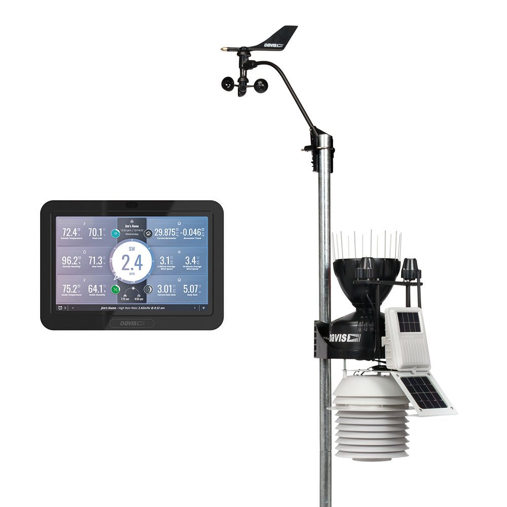 109510-davis-vantage-pro2-wireless-weather-station-w-weatherlink-0_8ed5d09b-949d-4026-96d3-739ec6c83f32.jpg Davis Vantage Pro2 Wireless Weather Station w/WeatherLink Console, 24hr Fan Aspirated Radiation Shield, UV & Solar Sensors - Image 1