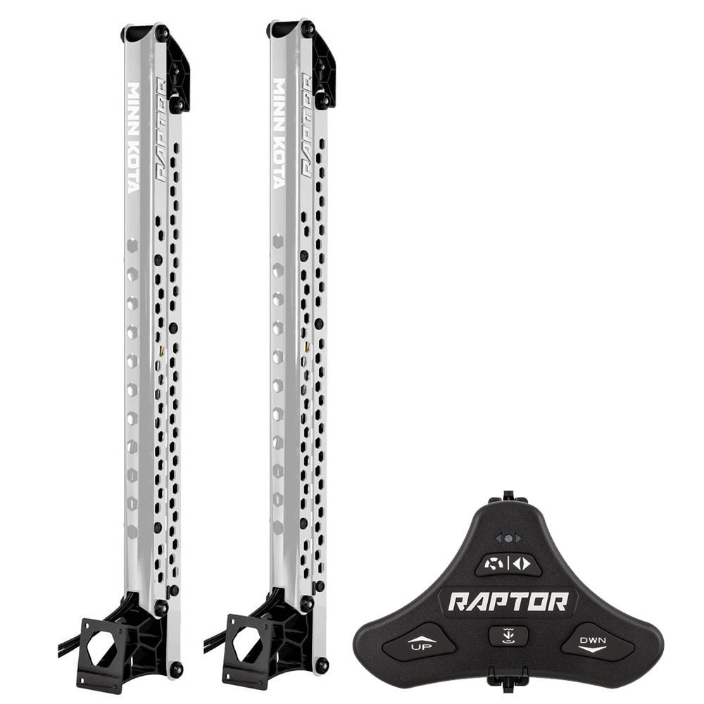 112944-minn-kota-raptor-bundle-pair-8-0.jpg Minn Kota Raptor Bundle Pair - 8' Silver Shallow Water Anchors w/Active Anchoring & Footswitch Included - Image 1