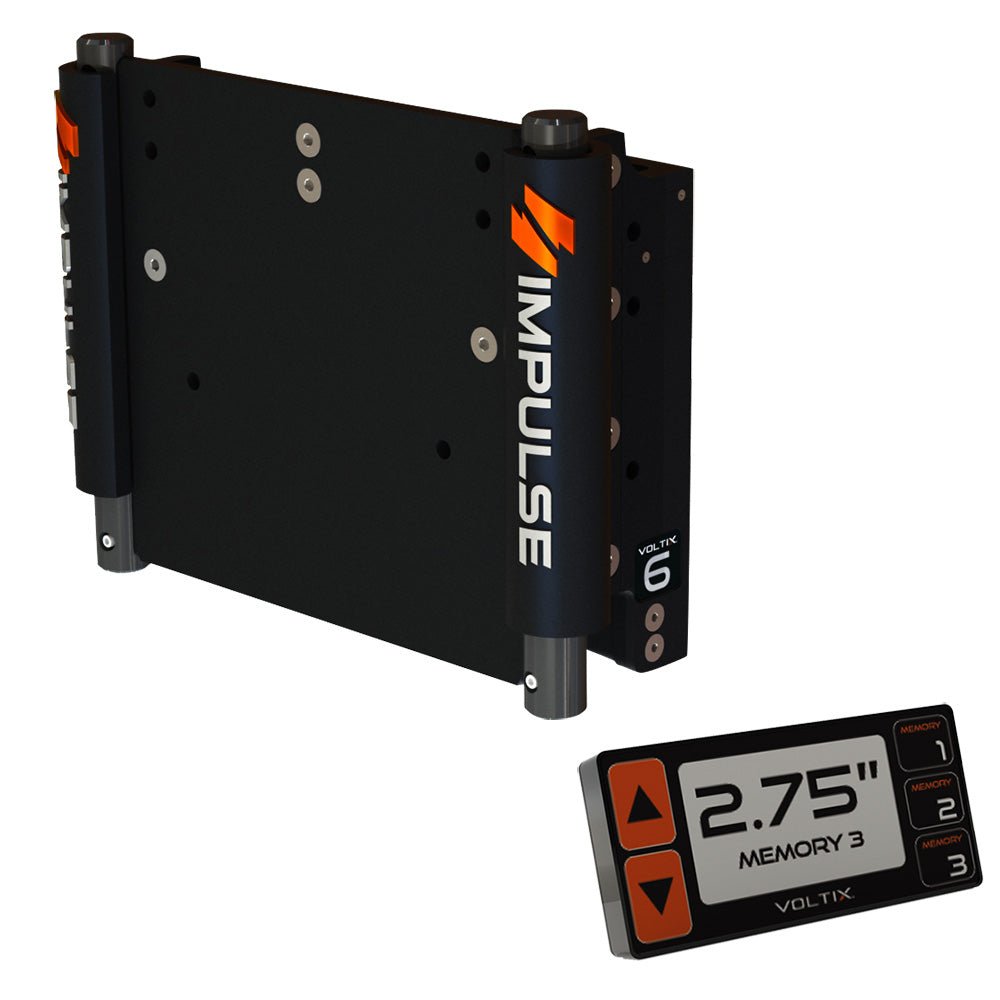 115498-impulse-xl-6-set-back-electric-jack-0_61a6b569-65c4-4efc-9b2d-cb04c98d68e3.jpg IMPULSE XL 6" Set Back Electric Jack Plate w/Smart Control - Black Anodized - Image 1