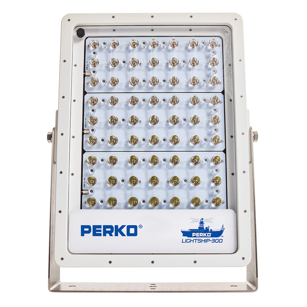 115777-perko-lightship-300-led-high-performance-spotlight-0_a3e4a067-23e5-475f-95aa-a1d0f3064c6d.jpg Perko Lightship 300 LED High Performance Spotlight - 12/24V - White - Image 1
