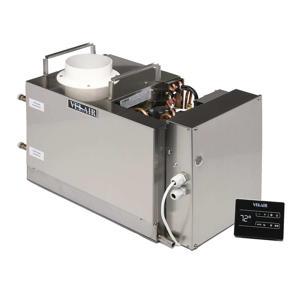117847-velair-21k-btu-vsd-smart-115v-marine-0_58d941c5-5dfc-4183-8049-7848e7b00474.jpg Velair 21K BTU VSD Smart 115V Marine Air Conditioner Unit Brushless Variable Speed Soft Start Reverse-Cycle Heat - Image 1