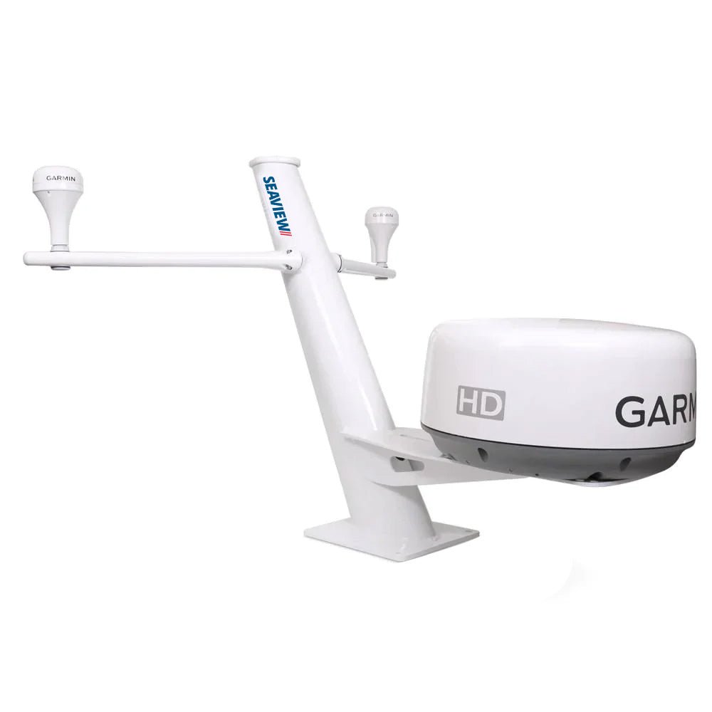 118491-seaview-30-tapered-closed-dome-aft-leaning-0.jpg Seaview 30" Tapered Closed Dome Aft Leaning Radar Mount w/Removable Spreaders & 10x10 Base Plate - Image 1