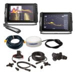 Lowrance EliteTM FS 12 BOAT in A BOX with Active Imaging 3-in-1 - 2 Displays, TD, GPS Antenna, Starter Kit, 25' Ethernet Cable