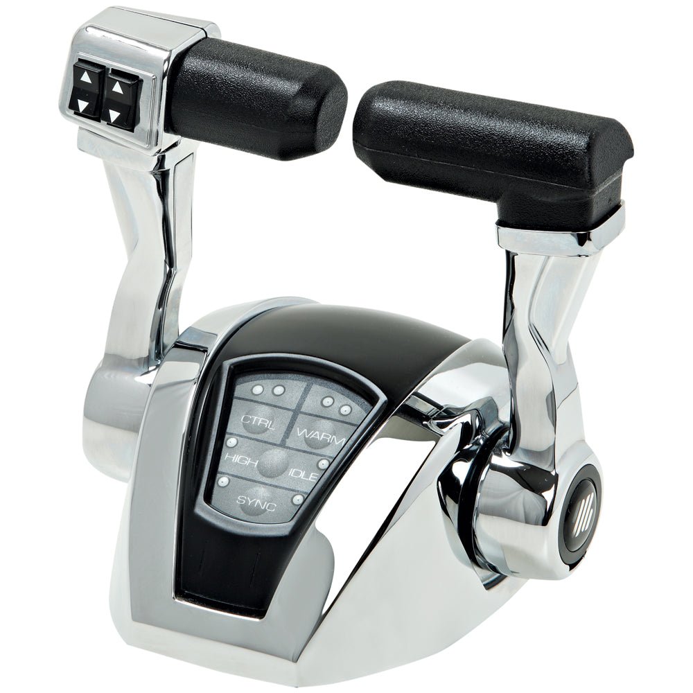 57137-uflex-power-a-electronic-control-package-0_185ba332-af85-49ed-a60c-c6c8b9b0b1d8.jpg UFlex Power A Electronic Control Package - Dual Engine/Single Station - Mechanical Throttle/Mechanical Shift w/Trim - Image 1