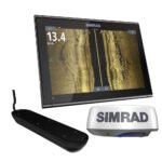 Simrad GO9 XSE Chartplotter Radar Bundle HALO20+ & Active Imaging 3-in-1 Transom Mount Transducer & C-MAP Discover Chart - Image 2