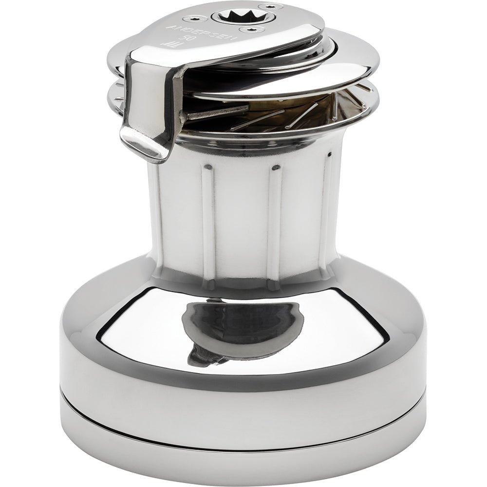 andersen-50-st-fs-1.jpg ANDERSEN 50 ST FS Self-Tailing Manual 2-Speed Winch - Full Stainless - Image 1