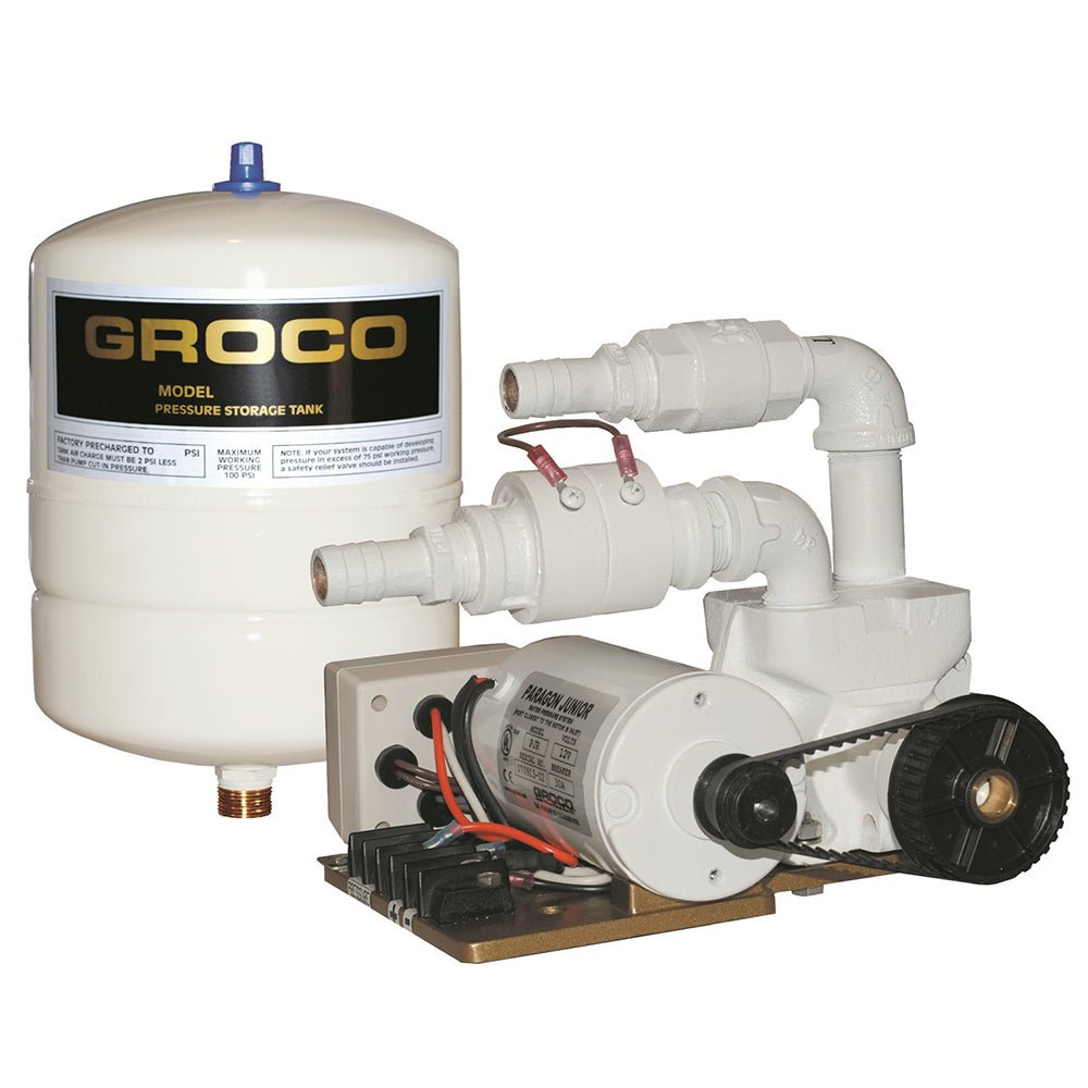 groco-paragon-junior-24v-1.jpg GROCO Paragon Junior 24v Water Pressure System - 1 Gal Tank - 7 GPM - Image 1