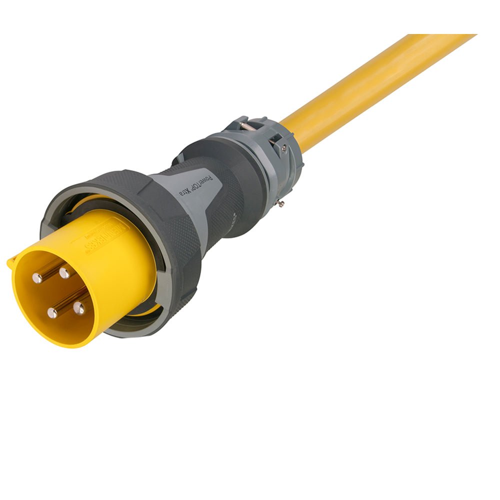 marinco-100-amp-125-1_3a3a566e-a797-4dbb-8002-1ba4cc28e772.jpg Marinco 100 Amp 125/250V 3-Pole, 4-Wire Shore Power Cordset - Neutral Wire - One-Ended Male Only - Blunt Cut - 75' - Image 1