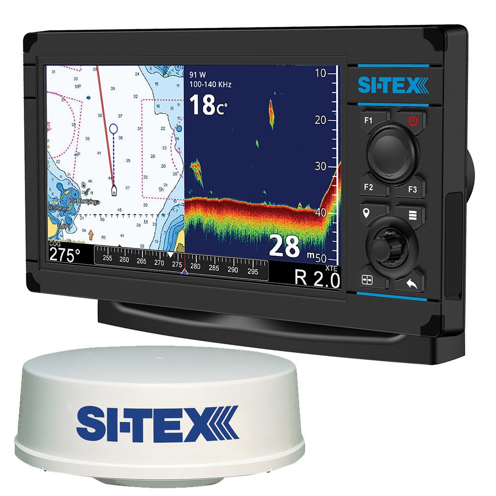 si-tex-navpro-900f-1_d5e4ddd2-567a-4e22-9176-185de3cd88ce.jpg SI-TEX NavPro 900F w/MDS-12 WiFi 24" Hi-Res Digital RAdome Radar w/15M Cable - Image 1