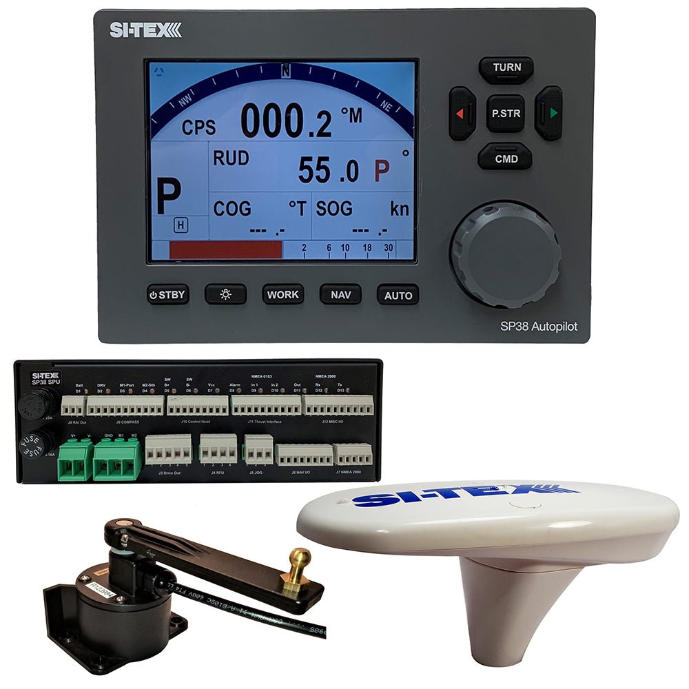si-tex-sp38-18-1.jpg SI-TEX SP38-18 Autopilot Core Pack Including Compact GPS Compass & RotaryFeedback, No Pump - Image 1