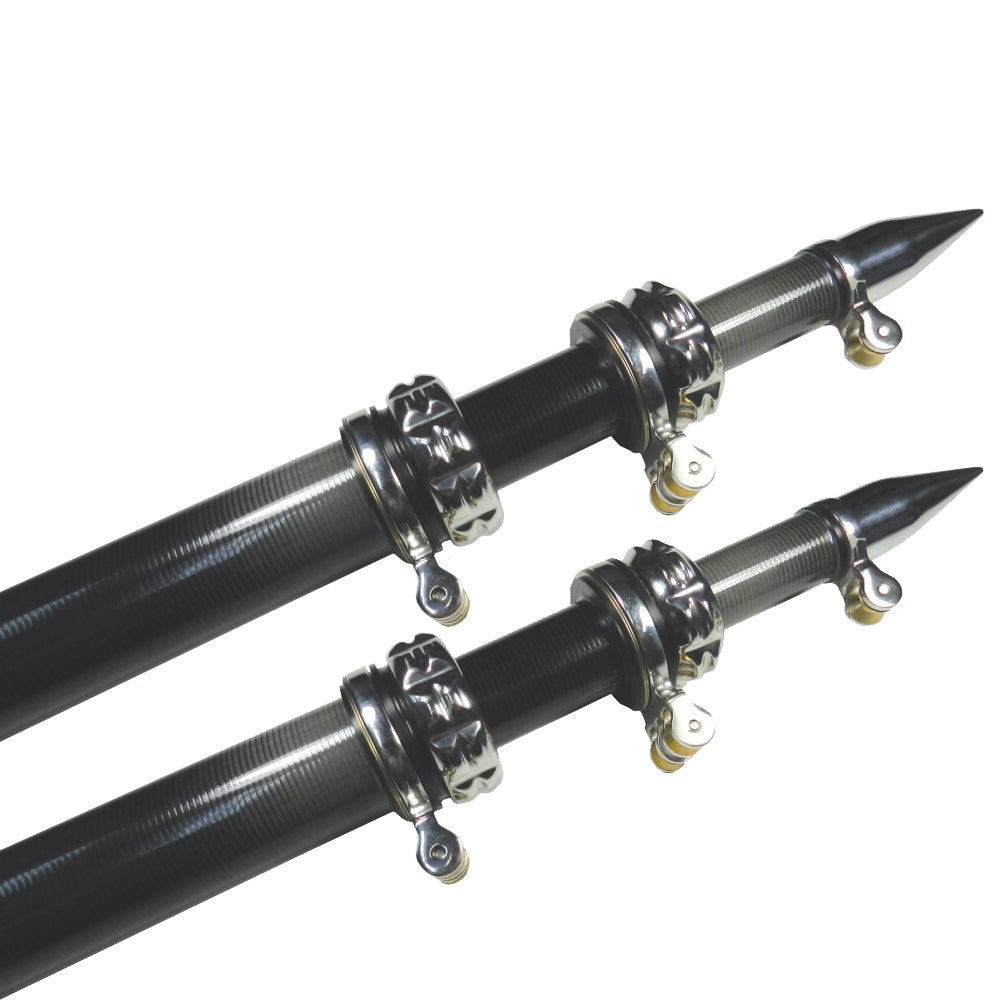 taco-16-carbon-fiber-1.jpg TACO 16' Carbon Fiber Outrigger Poles - Pair - Black - Image 1