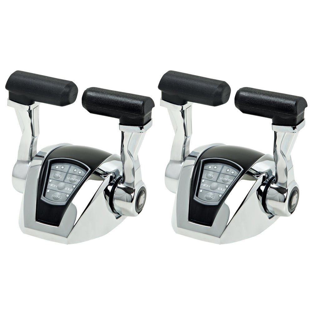 uflex-power-a-electronic-1_cfc633f5-cef8-42cd-a70a-9ee0421df2f9.jpg UFlex Power A Electronic Control Package - Dual Engine/Dual Station - Mechanical Throttle/Electronic Shift - Image 1